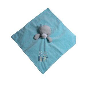 Baby Starters "Be Happy" Plush Bear Security Blanket  Lovey plush 12"‎